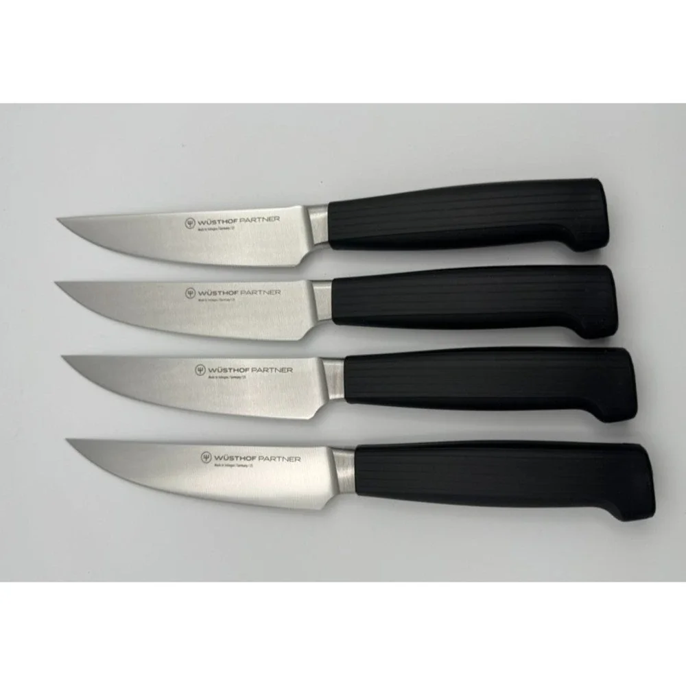 Wusthof Partner 4pc Steak Knife Set Straight Edge
